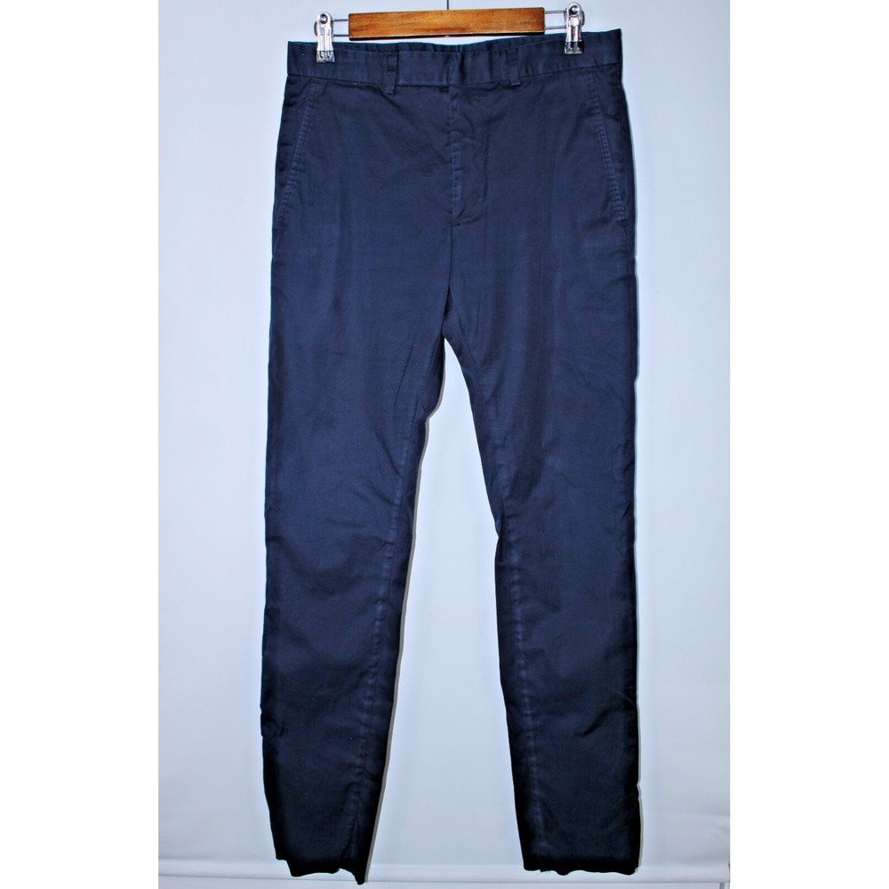 Christian Dior Uniforme Men's Size 46 Navy Blue Chino Pants‎